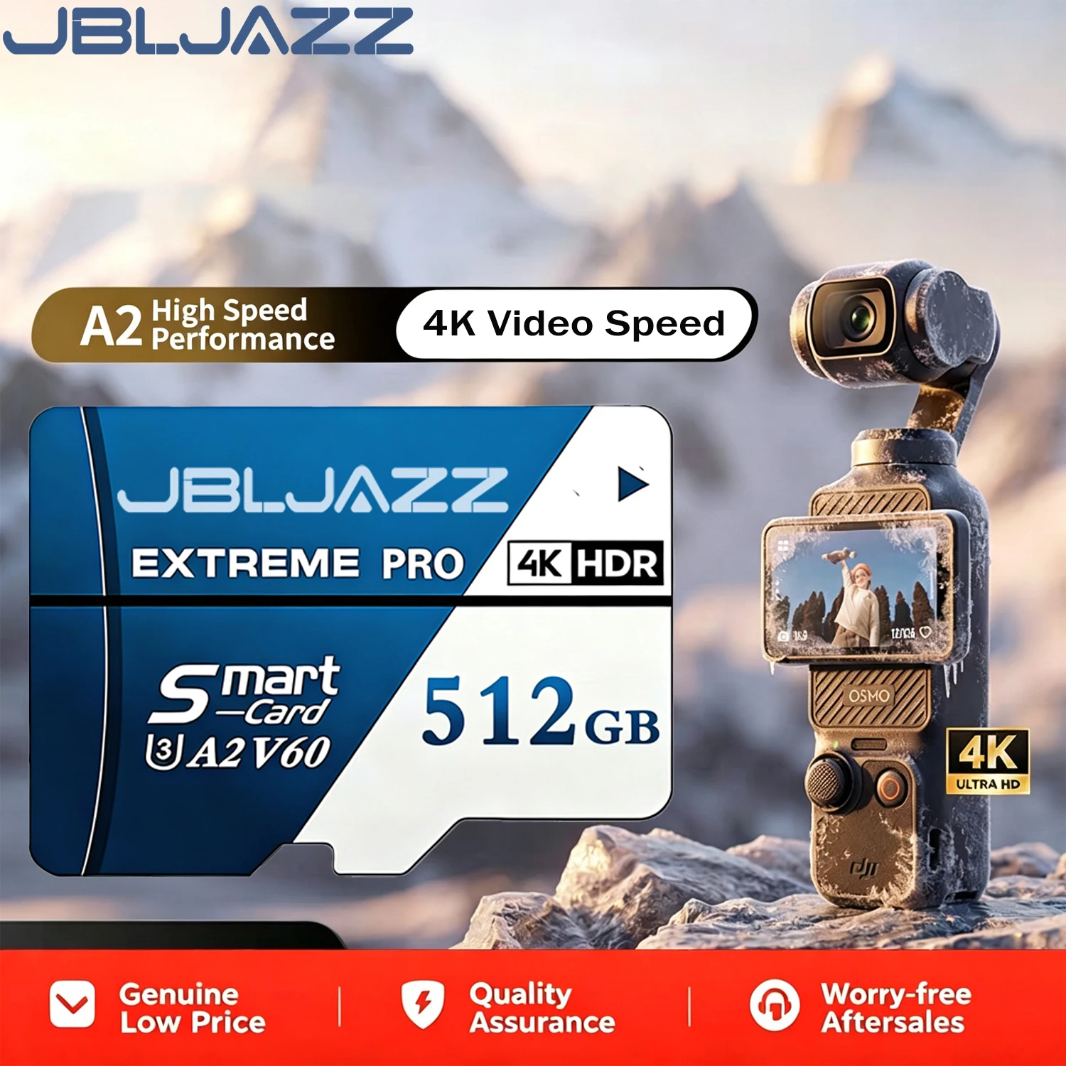 2026NEW Original High Speed TF Flash Card Memory Card 128GB 256GB 512GB U3 V60 4K Full HD Micro SD Card For GoPro Camera Drone