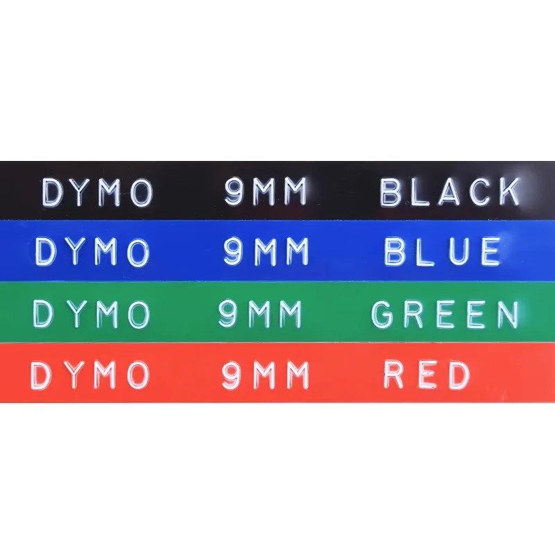 Dymo 12965 Manual Label Printer Omega 3D Embossing Typewriter Organizer Xpress DIY Print 9mm 1610 1540 1880 Motex Label