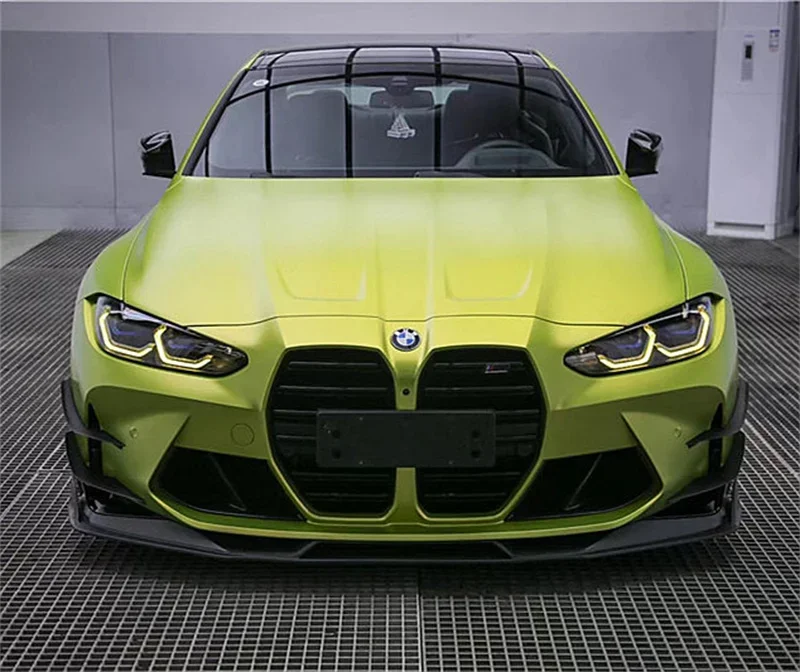 

AE Style Full Carbon Fiber Front lip Front Bumper shunt Rear diffuser Rear Spoiler for BMW M3 M4 G80 G82 body Kit