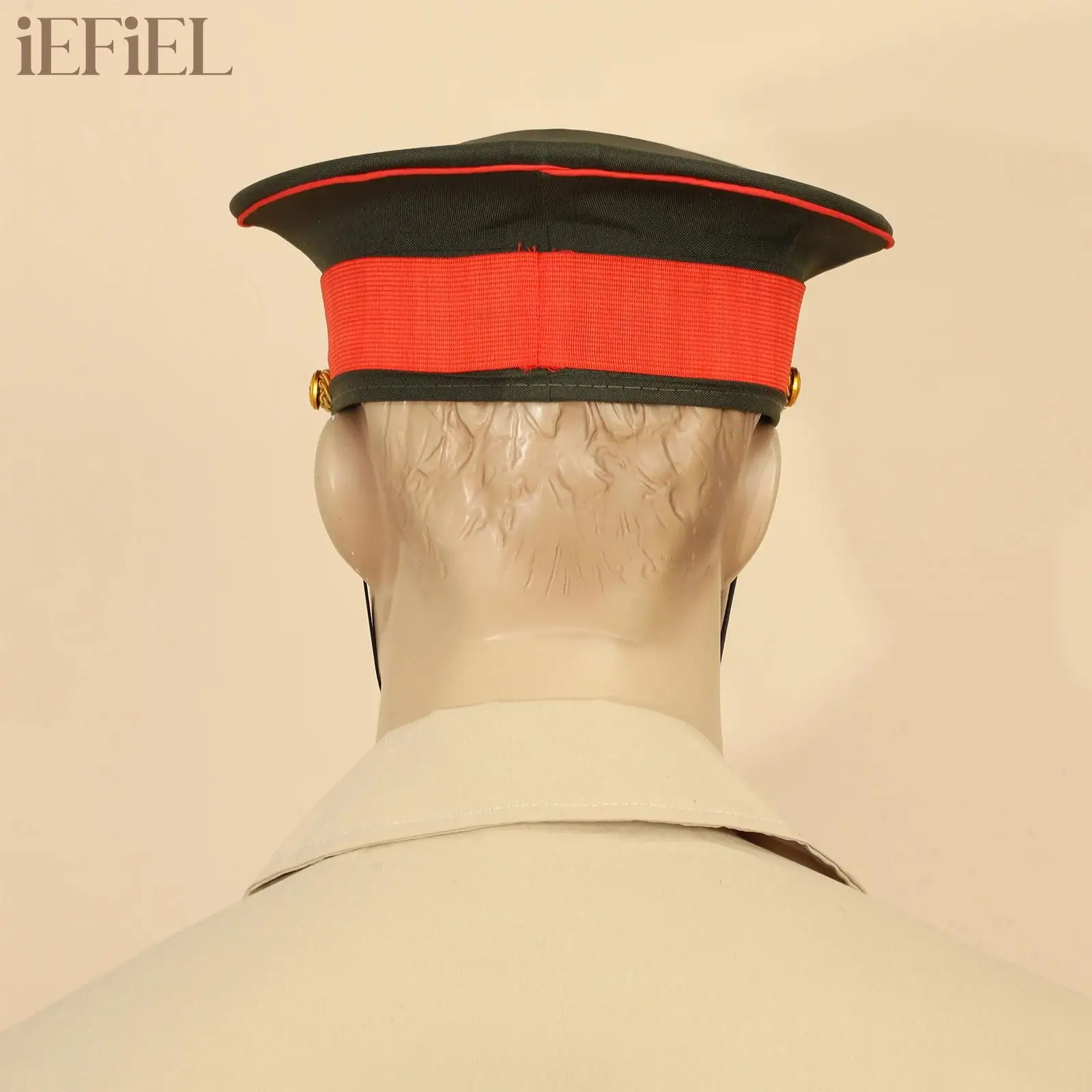 

Adults Kids Majorette Soldier Band Hat Knight Costume Drum Team Hat Cap Tassel Epaulet Shoulder Boards Halloween Cosplay Props