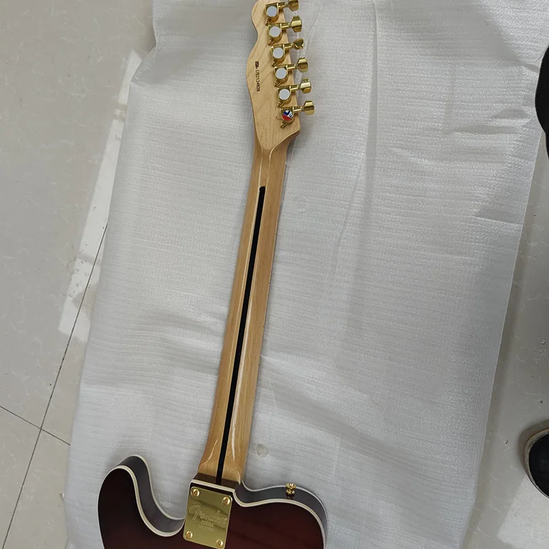 High quality electric guitar, gradually fading, rose wood fingerboard, in stock, can be shipped quickly