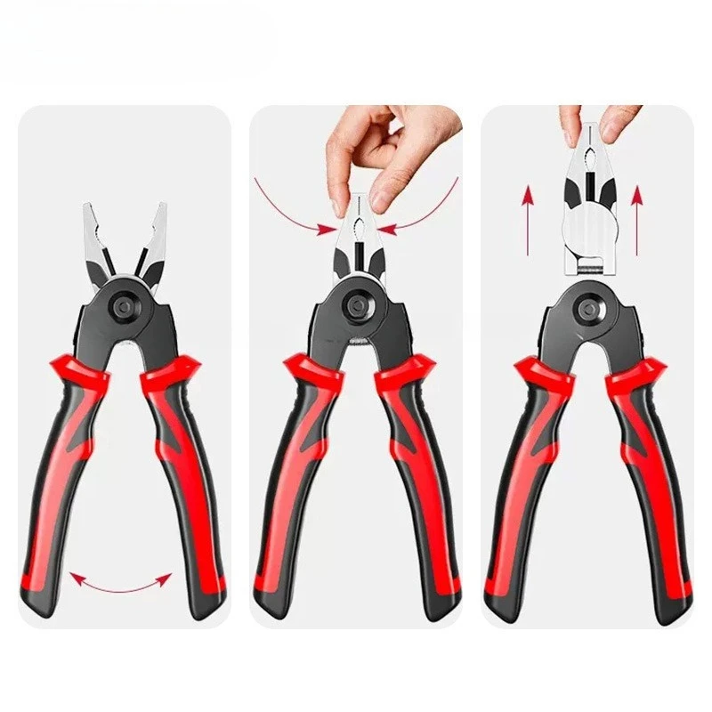

Stripping wire, cutting wire, pressing wire can be replaced, pliers cross-border