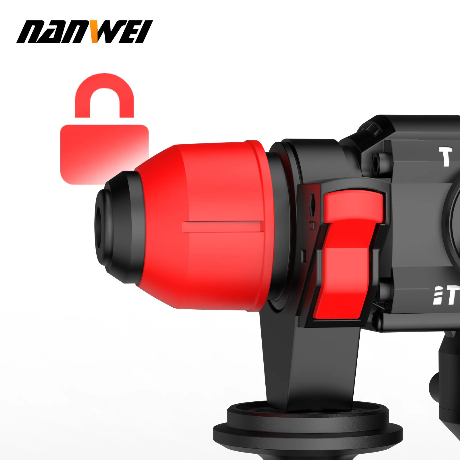 NANWEI  brushless rechargeable hammer lithium-ion impact drill concrete wireless heavy-duty electric hammer electric pick