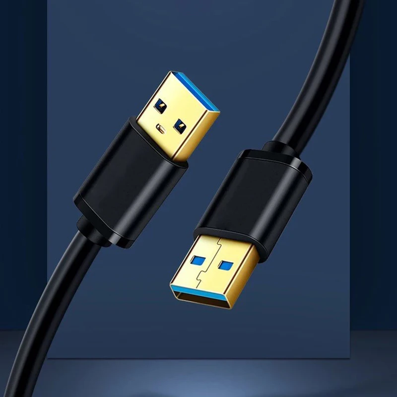 1m-2m USB do przedłużacz USB USB z męskiego na męskie USB 3.0 2.0 przedłużacz do chłodnicy dysk twardy TV, pudełko przedłużenie kabla USB