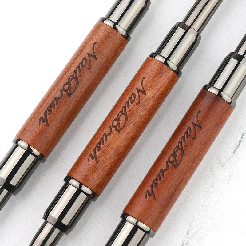 Długopis do paznokci z dwoma końcówkami, do fototerapii, akrylowy pędzel do zdobienia paznokci, pędzel do malowania, pędzel do żelu UV, pędzel do przedłużania żelu, narzędzia do manicure.