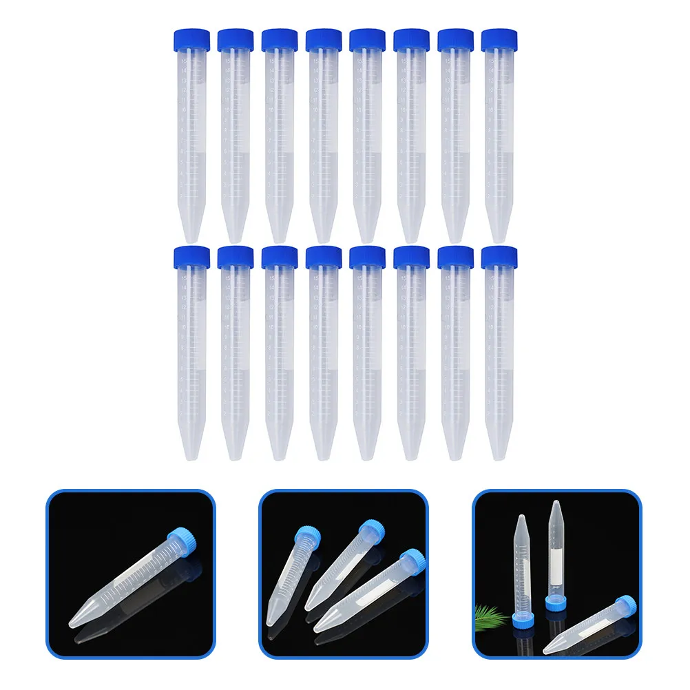 

30 шт. пластиковых центрифужных пробирок с коническими завинчивающимися крышками, герметичные лабораторные пробирки для молекулярной биологии, химии, биохимии