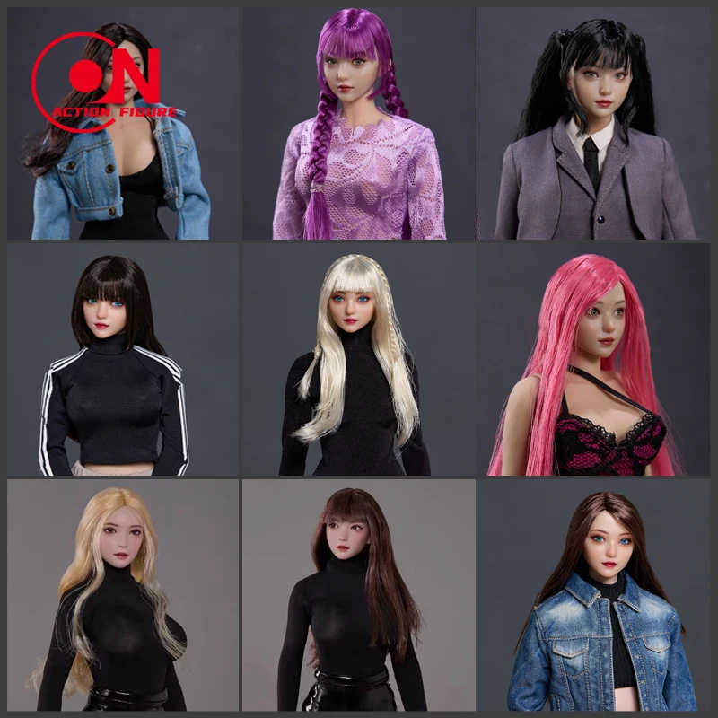 Z6TOYS ZC008 1/6 สาว Huanhuan หัว Sculpt พร้อม Movable Eyes รุ่น 12 ''TBL ซีดทหารหญิง Action Figure Body