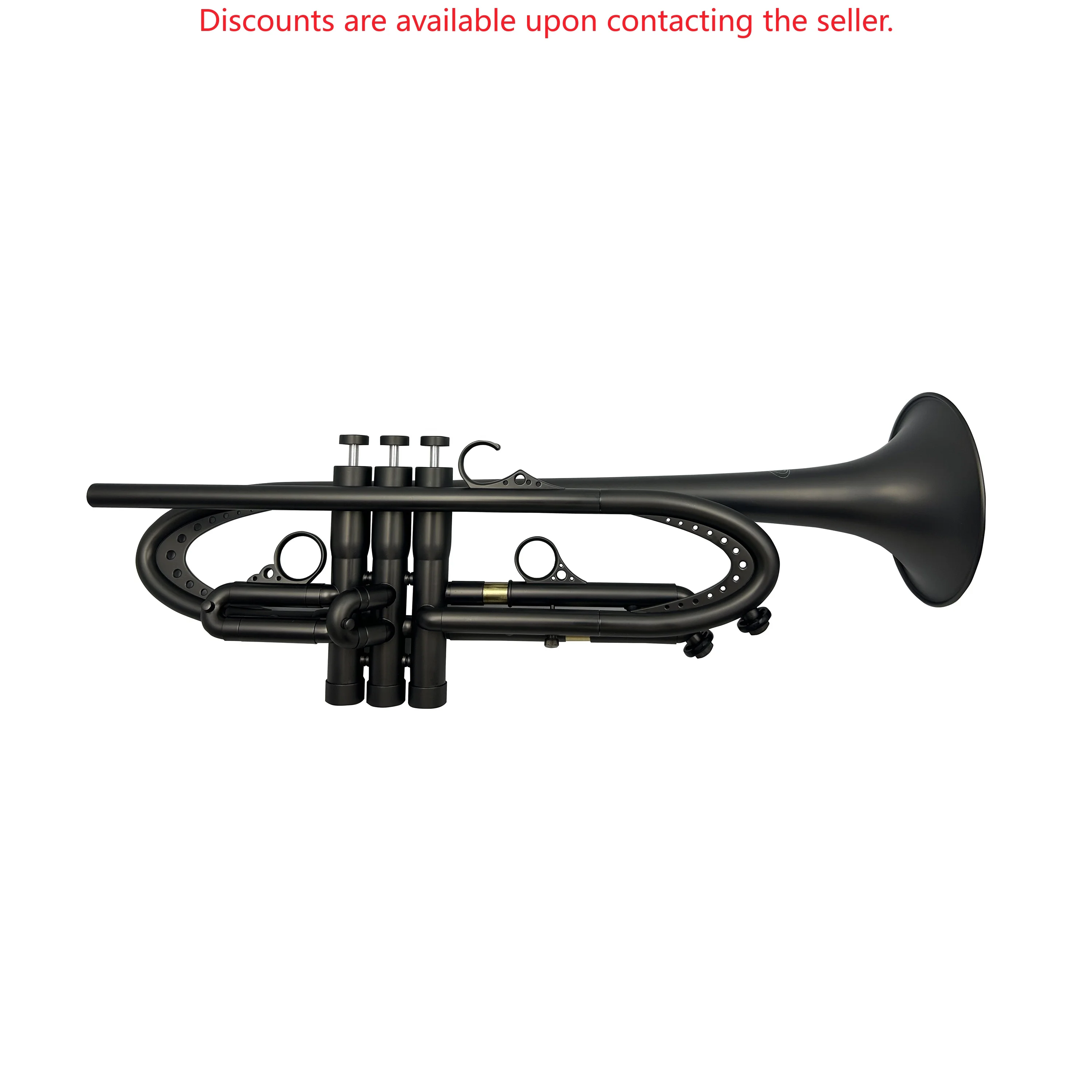 Professional JYTR409HS-BNMT BB Tone Trumpet OEM Imitation with Black Nickel Matt Finish Brass Body