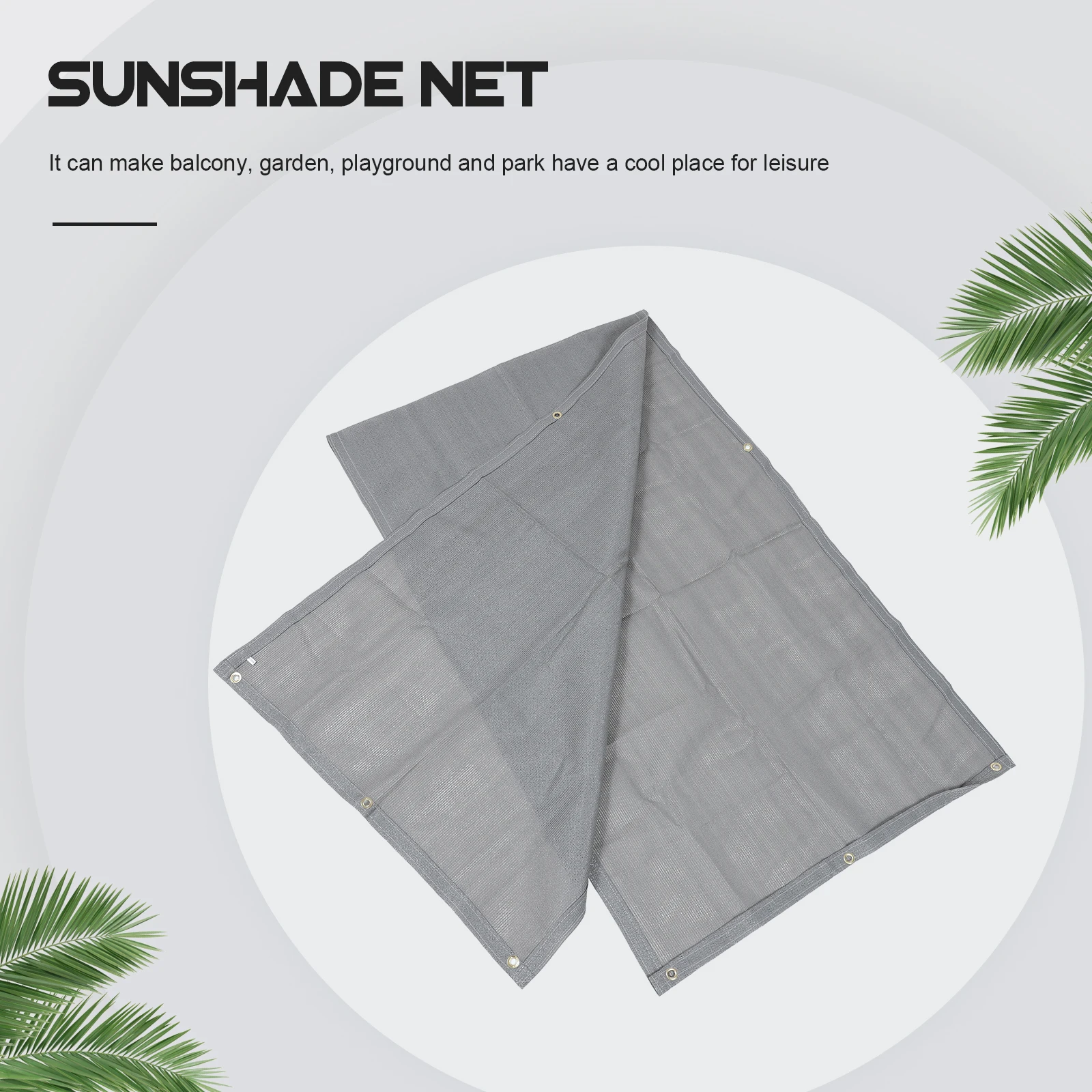 

Camping Tarp Sunshade and Sunscreen Temporary Shading Cloth Outdoor Net Balcony Privacy Cover Fabric Patio Grey Baby