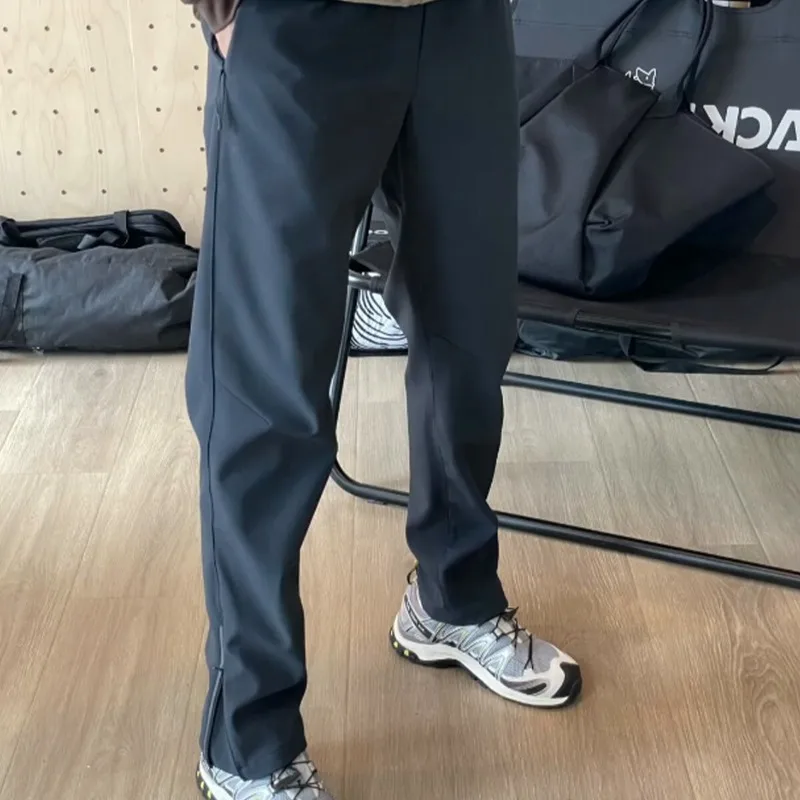 Soft Shell Charging Pants Men's Autumn and Winter Micro Cone Tooling Pants Outdoor Three-proof Water Mountaineering Pants
