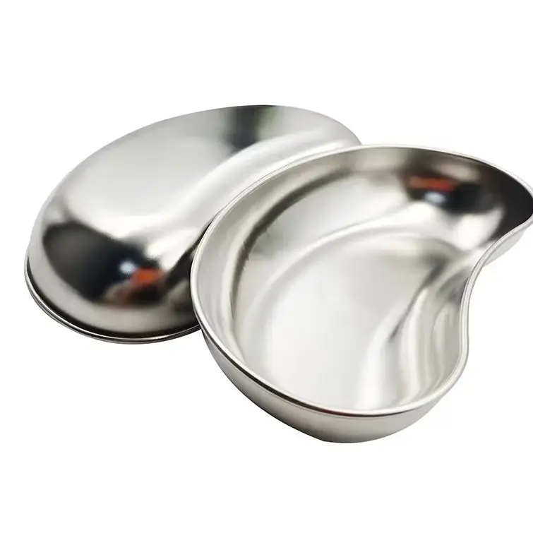 

Stainless Steel Kidney Shaped Surgical Tray S/M/L Autoclavable Sterilized Bending Disc Medical Dental Surgical Accessory