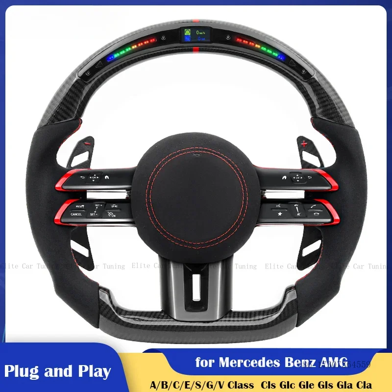 

Спортивный руль TOP LED из карбона для Mercedes Benz AMG W190 W204 W205 W166 W167 W177 W217 W222 W223 W257 W292 W463 W464 C205