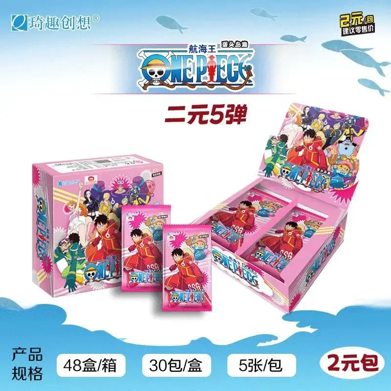 New One Piece Card Egg Head Island Chapter Luffy Zoro Shanks UTR Rare Anime Character Collection Card Kids Birthday Gifts Toys