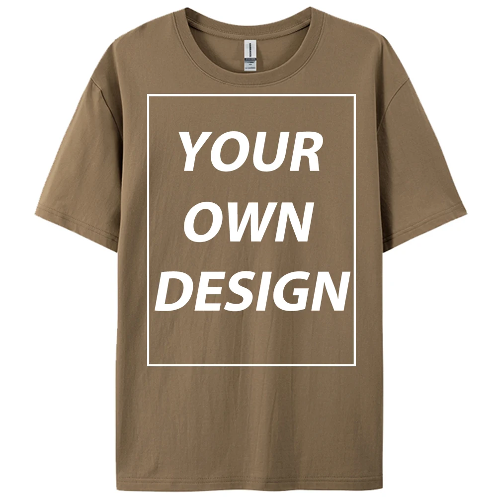 Man Vrouw Aangepaste Foto T-shirt Zomer Katoen Korte Mouw Comfy Soft Tee Top Eenvoudige Cool Streetwear Mode Casual Kleding