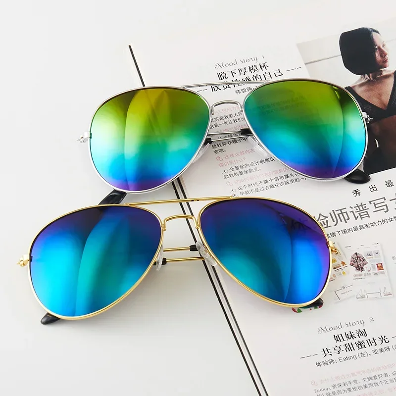 Fishing Men Sunglasses Driving Sun Mirror Male and Female Classic Aviation Sun Eyewear Luxury Piloted Polarized Sun Glasses