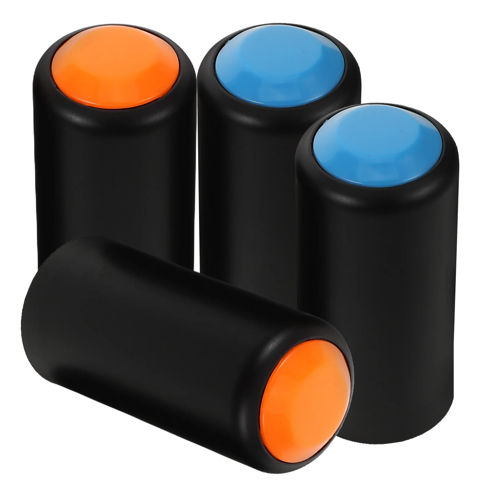 

4Pcs Vibrant Microphone Covers Easy Clean Sturdy Material Ideal Conference Speeches Various Scenarios Protector