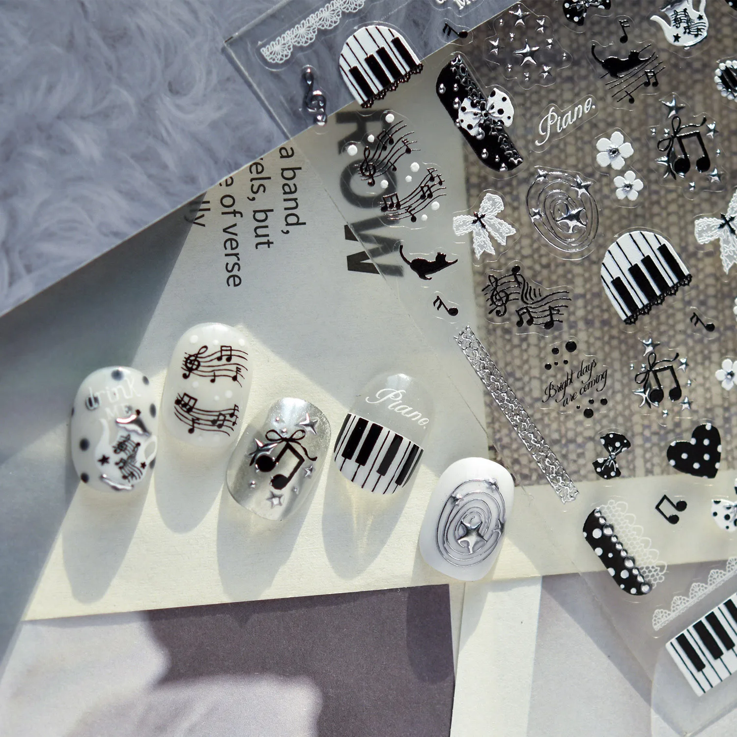 Pegatinas de Uñas con Temática - Nail Art Vintage reseña y precio