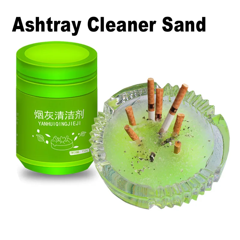 150g Smoke Removal Sand Soot Cleaner Ashtray Cleanning Remove Smoke Smell Indoor Air Clean Film Cleaner Smoke Accessories