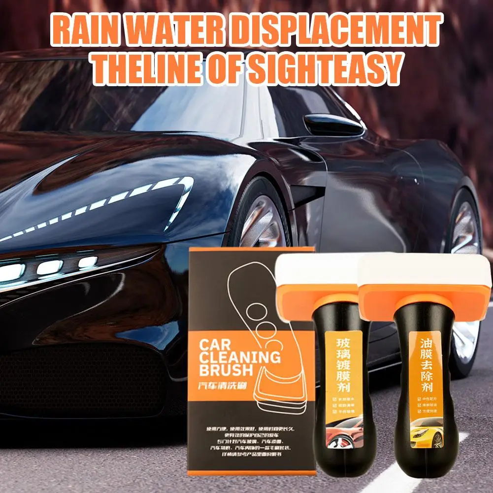 Car Rainproof Oil Film Remover Windshields Antifouling Defog Agent Paint Glass Cleaner Window Anti-fogging Automobile Coati Q5y7