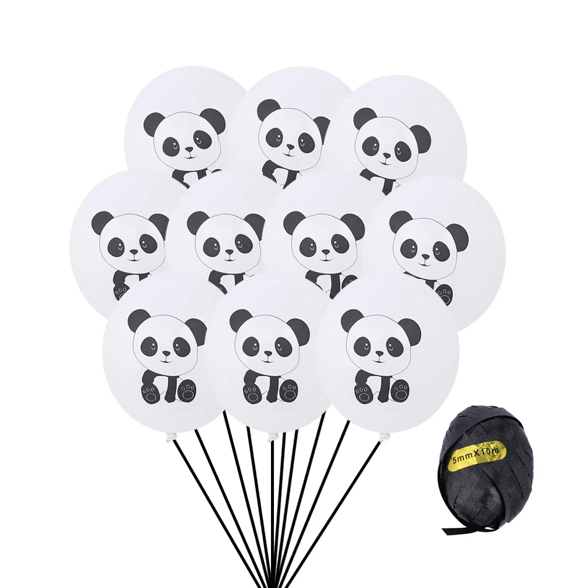 

1 s 12inch Panda Premium Latex Balloons Safe Kids Party Homecoming Bridal Cartoon Balloon Decor Wall Door Window Ceiling