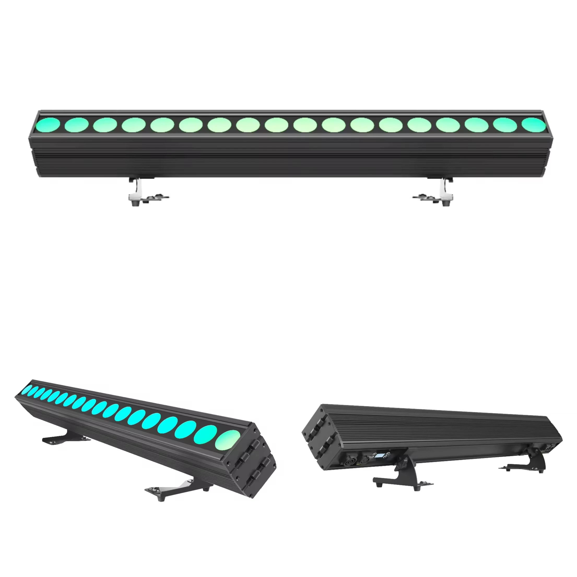 Building façade lighting user exterior wall washer lights linear