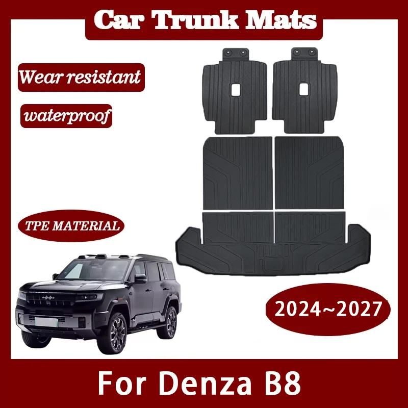 

Car Trunk Mats For Fangchengbao Bao 8 Denza B8 Leopard 8 2024 2025 2026 2027 Carpet Storage Pads Cargo Liner Auto Accessories
