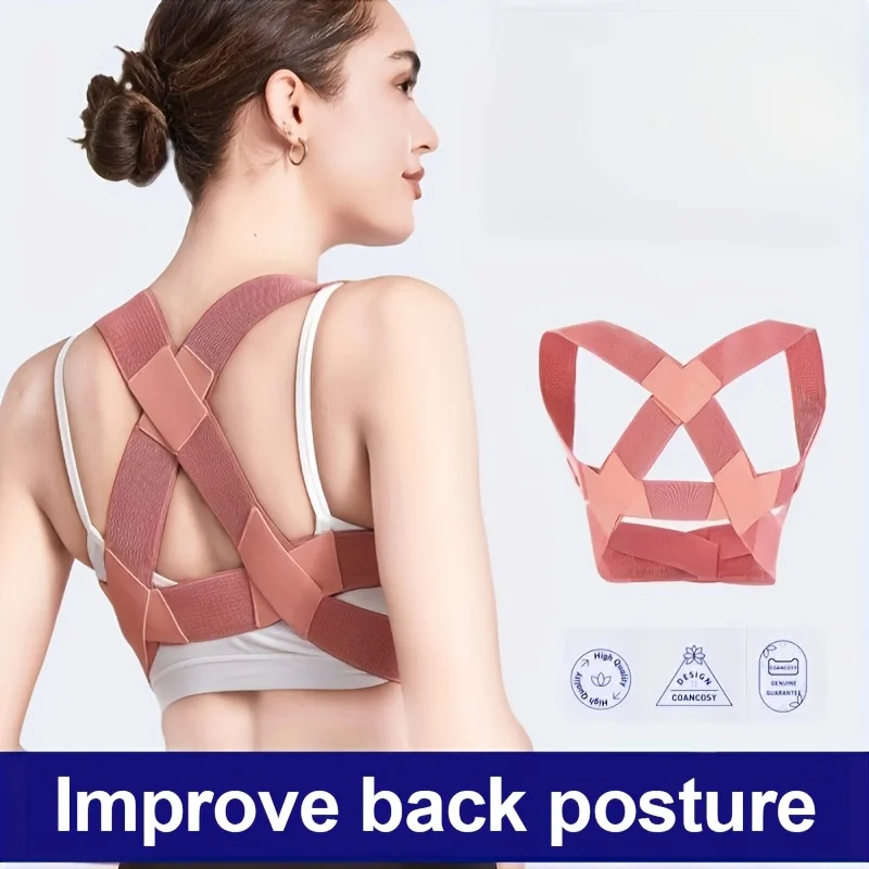 Women Invisible Comfort Back Corrector Harness Adjustable Multi Sizes Support Straight Sitting Spine Trainer