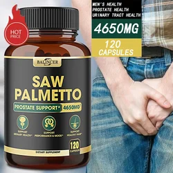 Balicer Saw Palmetto Capsules for Men's Prostate Health, Hair Growth, Urinary Tract Health, Non-GMO Gluten-Free