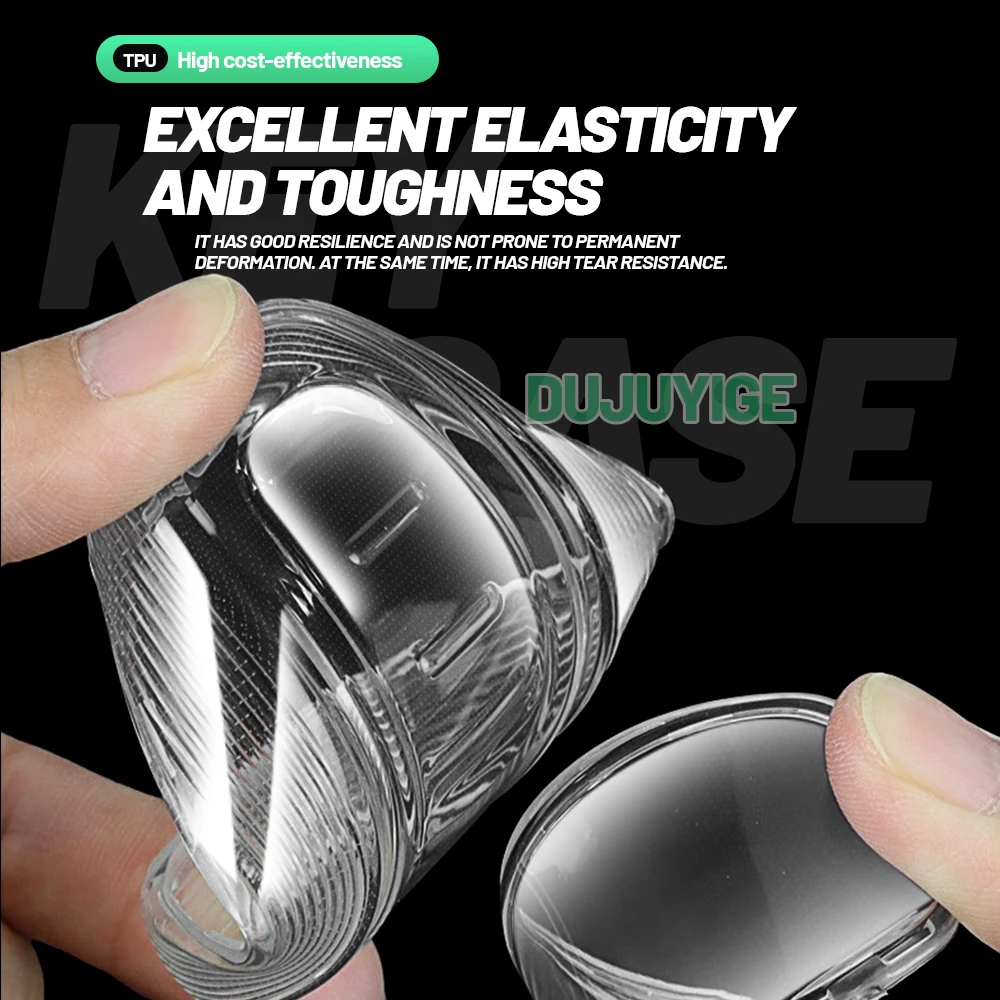 Clear TPU Car Key Case For BMW XM G09 2022-2026 Key Fob Cover Protector Shell Auto Accessories 2023 2024 2025