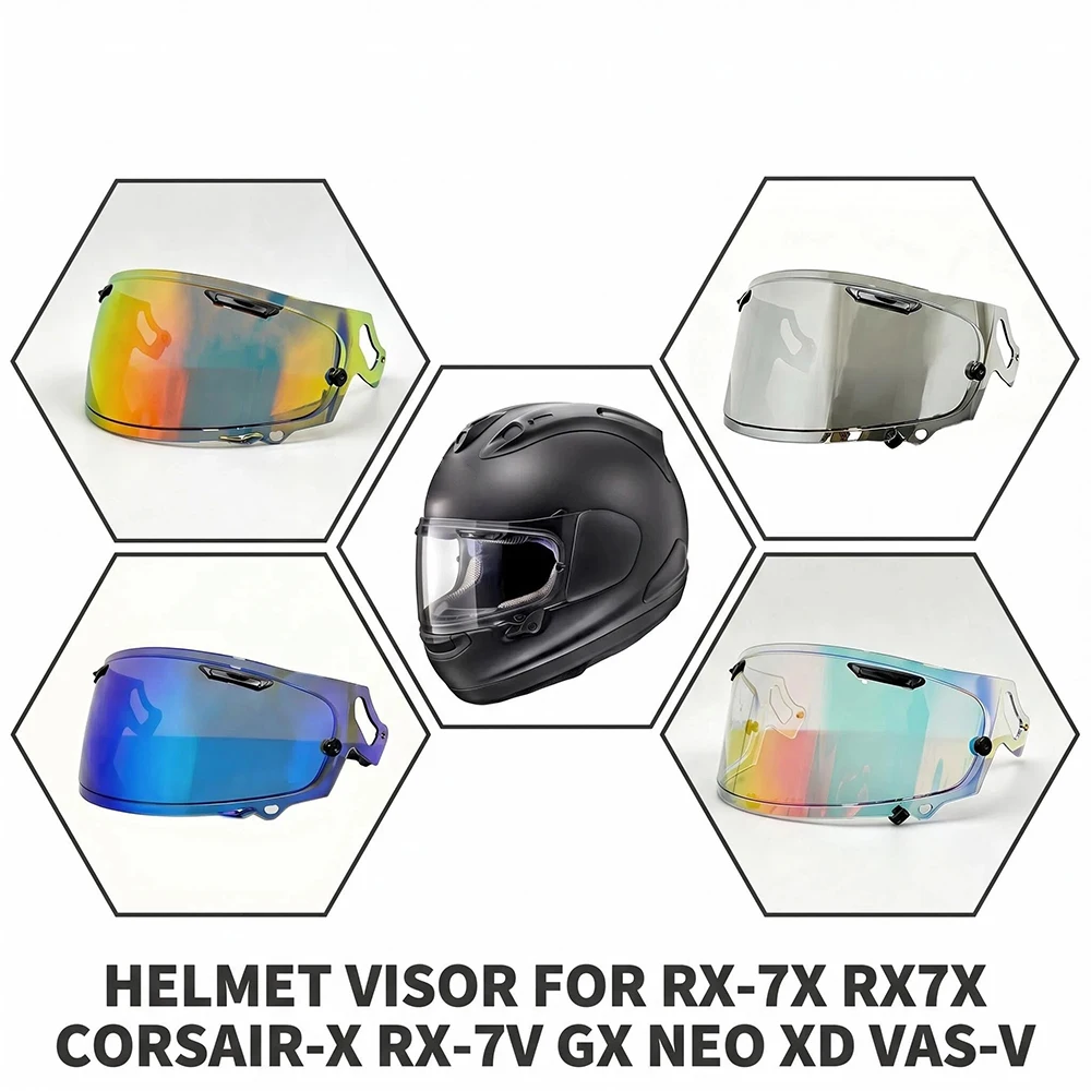 Helmet Visor Replacement Anti-UV Lens FOR Arai RX-7X RX7X CORSAIR-X RX-7V GX NEO XD VAS-V