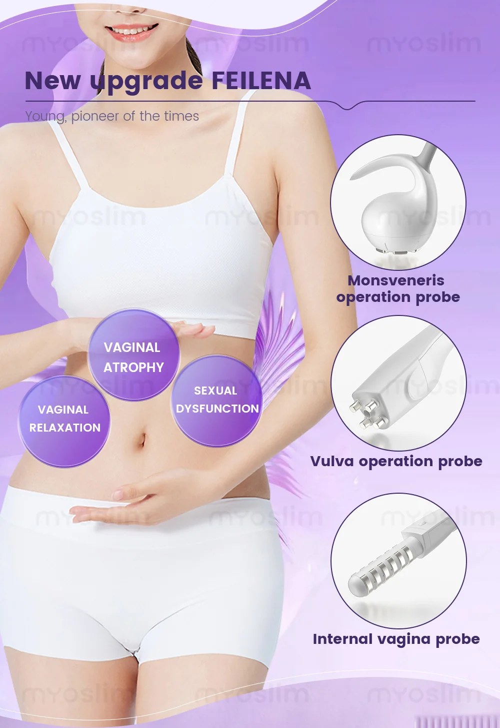 

Portable Venus RF Vaginal Tightening Machine Fiore Profession Postpartum repair Massage Irritation Tightening Vaginal Care Salon