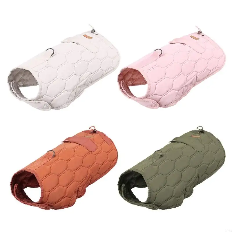 G99A Windproof Dog Puffers Vest Dog Winter Apparel Dog Outerwear Pet Safety Night Wear for Small to Large Dog and Cats