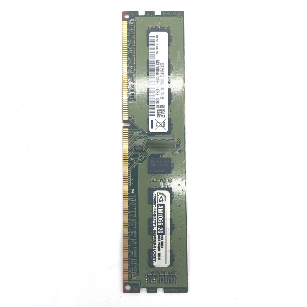 Desktop Computer Memory DDR3 PC3-8500U Fits For Samsung 2R*8 2GB