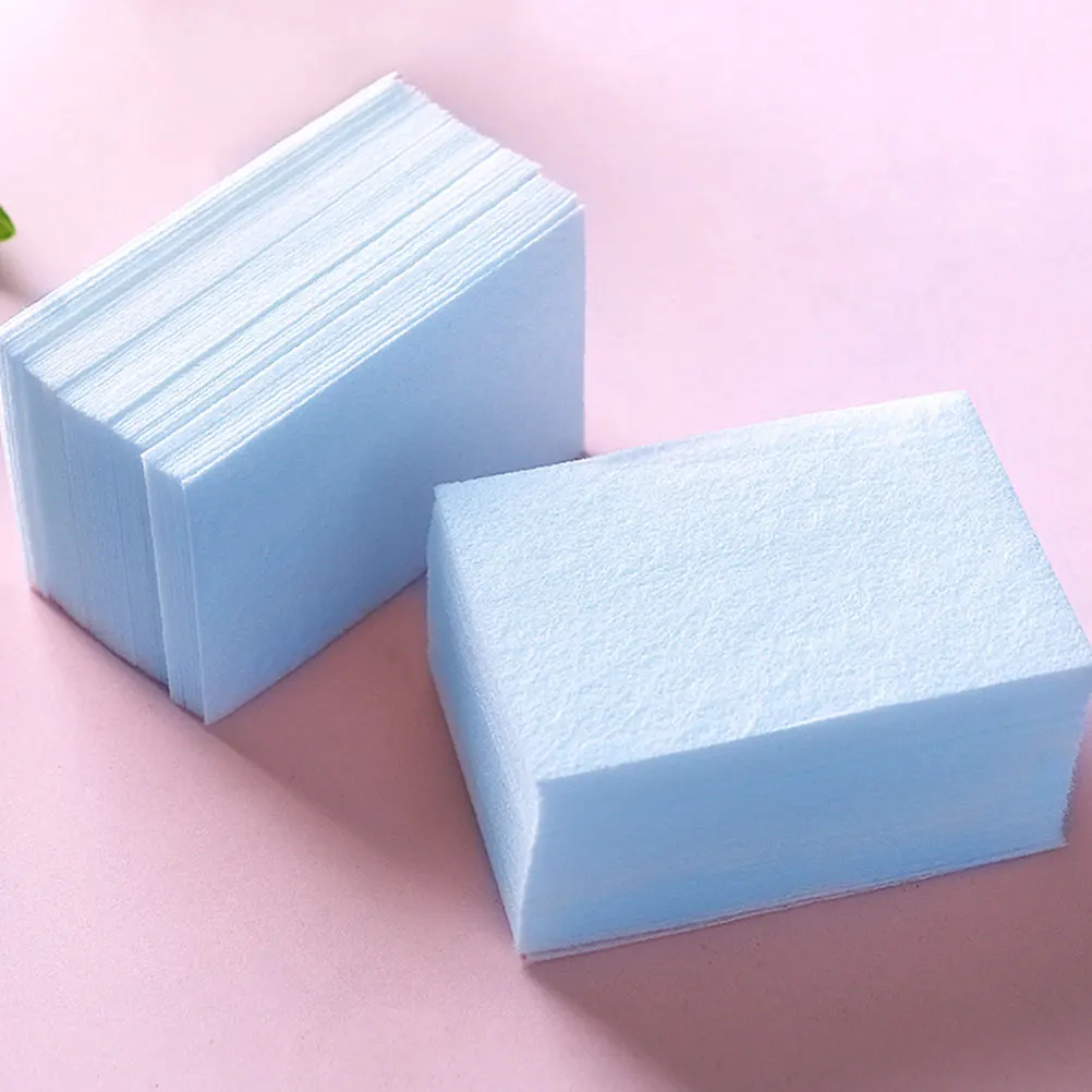 

2 Sets Disposable Nail Polish Remover Pads Soft Absorbent Salon Home Use Manicure Pedicure Cleaning Tools Dry Design Top