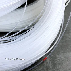 Leather Piping Inner Core Handmade DIY Leather Bag Special Translucent Plastic Inner Core 1.5/2/2.5mm Optional