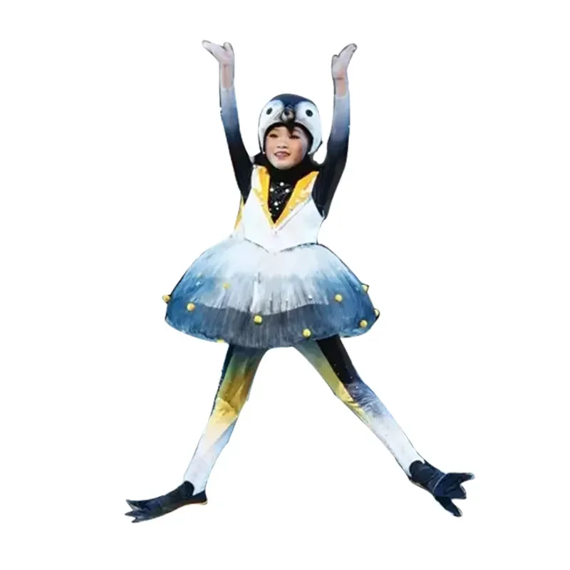 Little Penguin Adventure Children's Costumes Animal Shape Dancing Costumes New Cartoon Penguin Performance Costumes