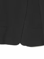 Women Elegant Button Blazer Coat Women Stand Collar Full Sleeve Black Suit Jackets Female Spring Commute Daily Outwear 4