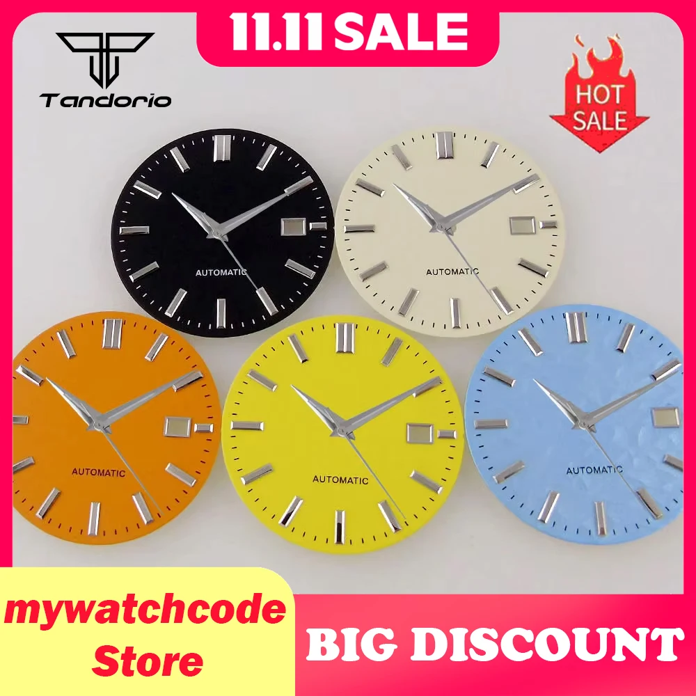 

33.5mm Watch Dial Face for NH35 NH36 NH37 NH38 NH39 Movement Silver Index Sterile Dial for Diver Watch Silver Hand Watch Part