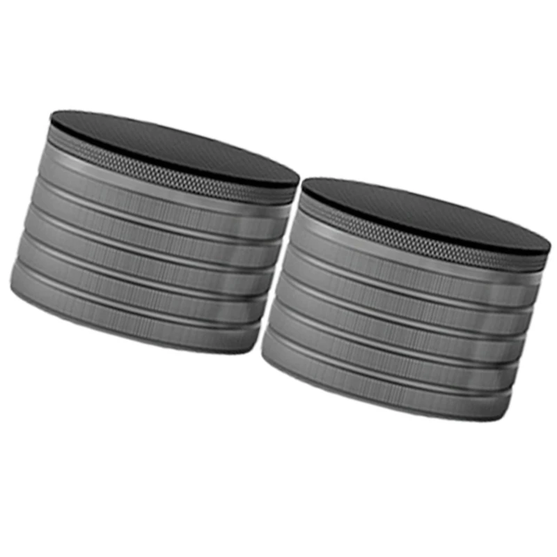 2pcs Aluminum Furniture Pad Furniture Leg Levelers Multipurpose Furniture Rise Height Customizable Between 23MM & 37MM