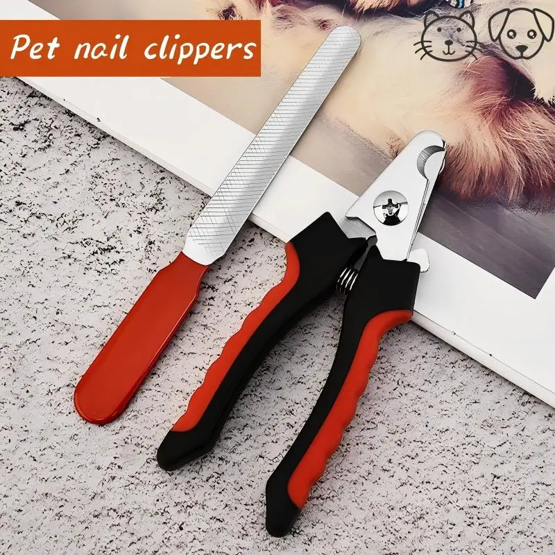 Pet stainless steel nail clippers, nail trimmers for dogs an
