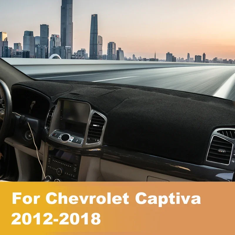 

Car Dashboard Avoid Light Pad Instrument Platform Desk Cover Mat Carpets Trim For Chevrolet Captiva 2006-2016 2017 2018 2019