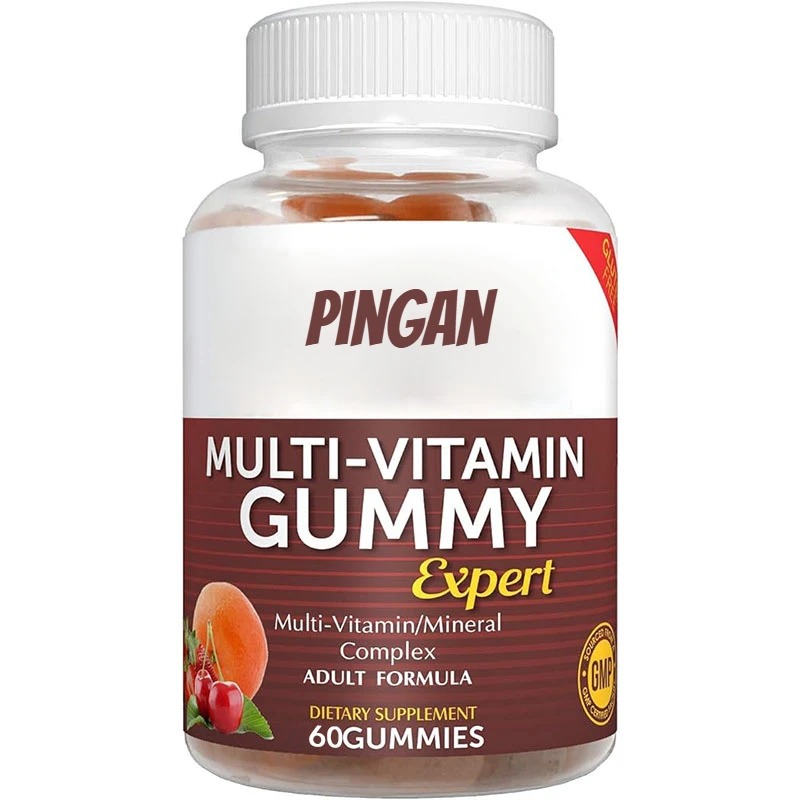 

Compound Vitamin Gummies - Adult Gastric Cover and Bypass Rapid Melting Dietary Supplement, 60 Gummies