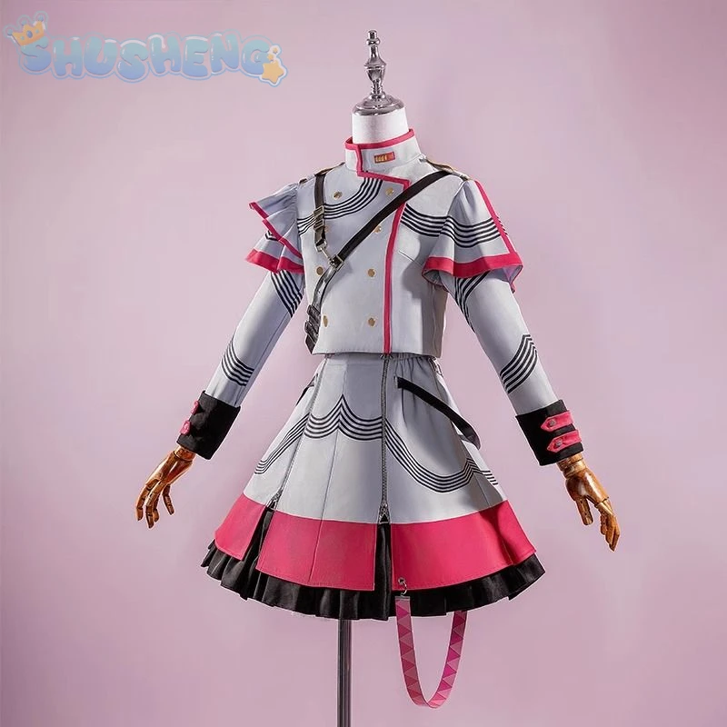 Kasane Teto virtual singer cosplay synthesizer v costume sweet lolita dress uniform Halloween carnival Lolita woman full set