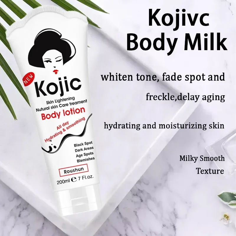 Kojic acid moisturizing body lotion  whitening and anti-aging