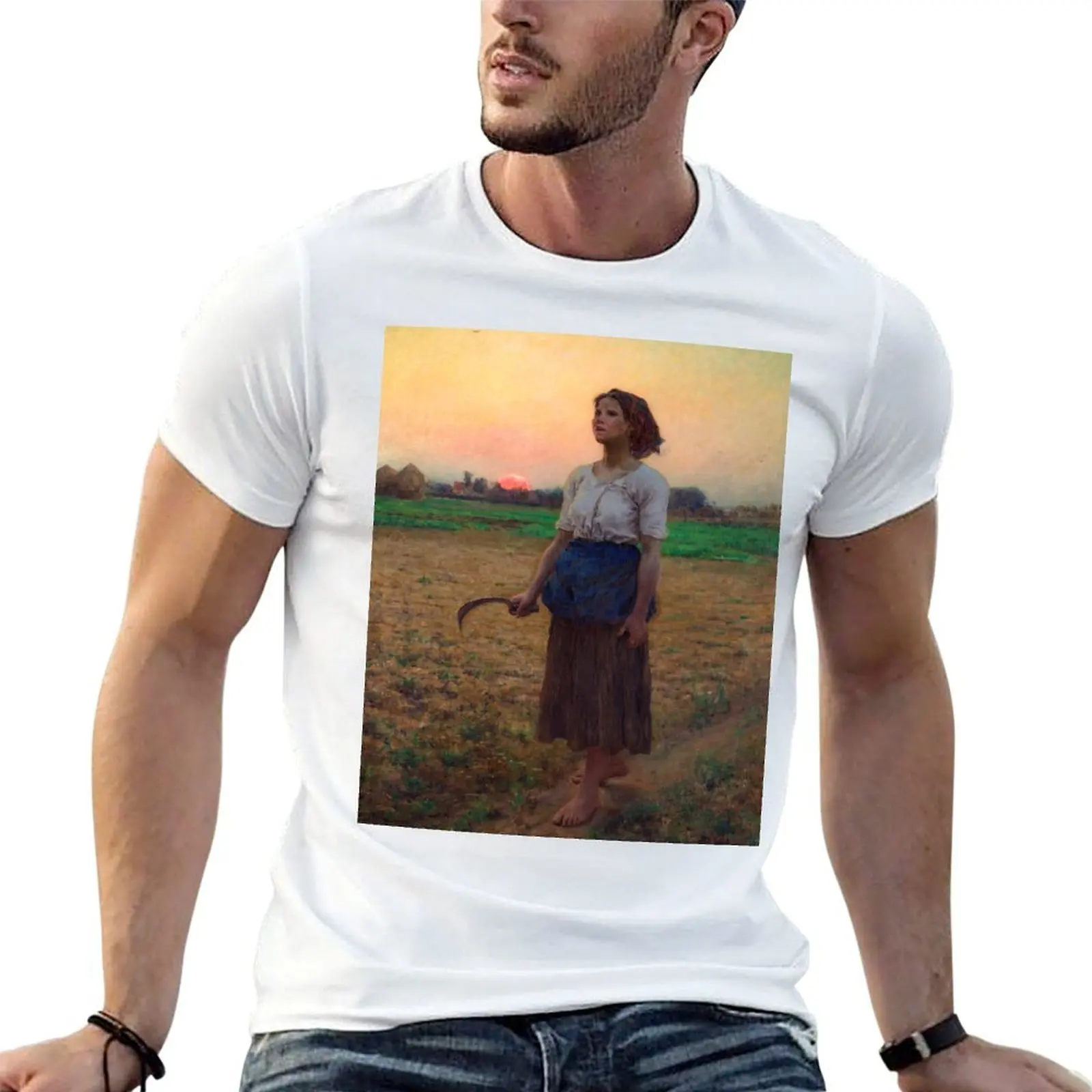 Jules Breton - Song of the Lark T-Shirt oversized t shirt cheap stuff heavy weight t shirts for men