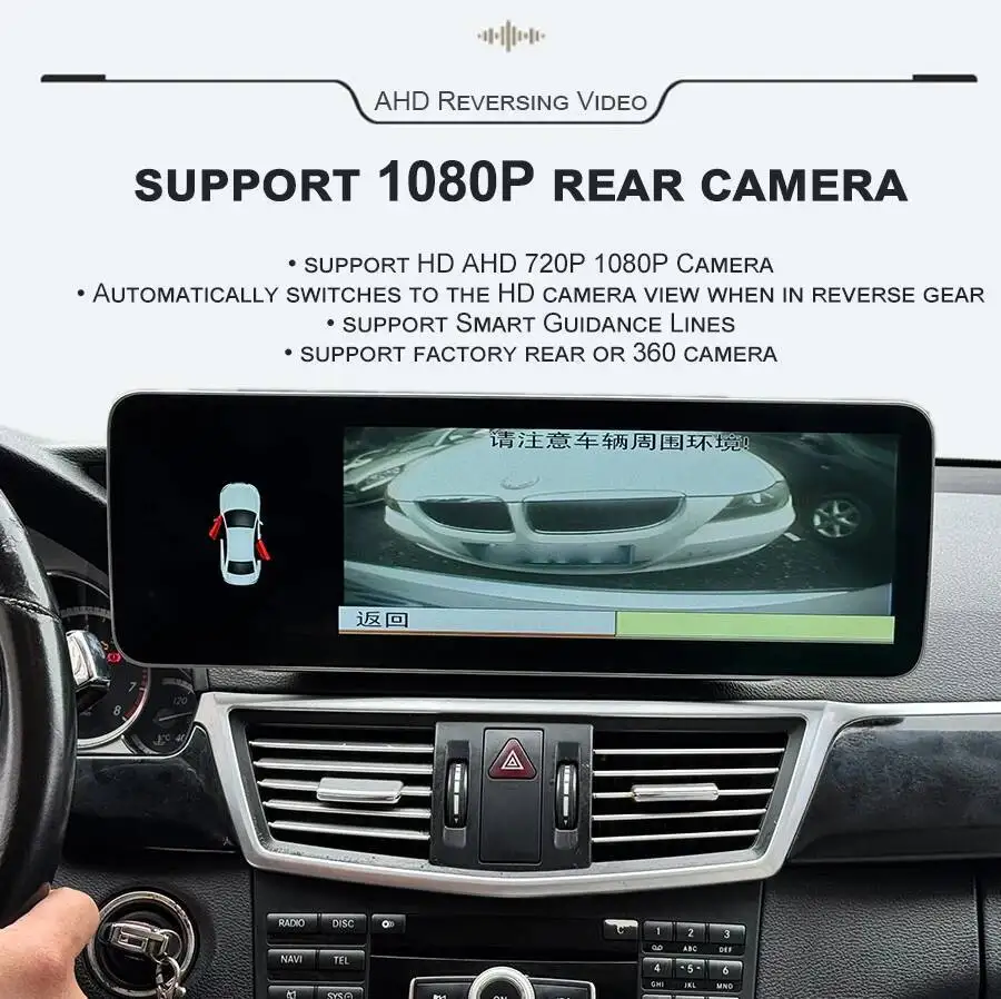Autoradio Android14 da 14,9 pollici Carplay per Benz Classe C 2015-2018 Unità principale di navigazione GPS Lettore video multimediale touch screen