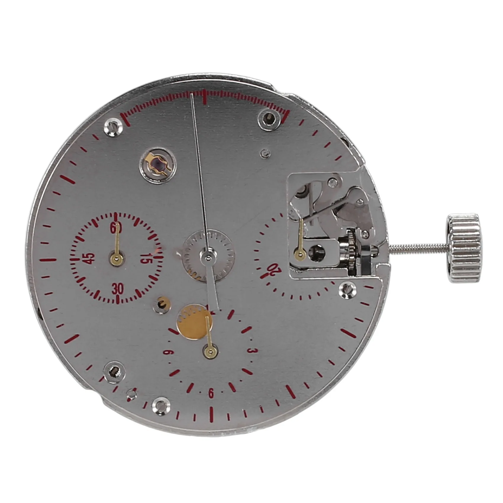 

For Seagull ST1902 TY2902 Mechanical Chronograph 3 Eyes ST19 Hand-Winding Movement ST1902 is 3/6/9 Small Needle