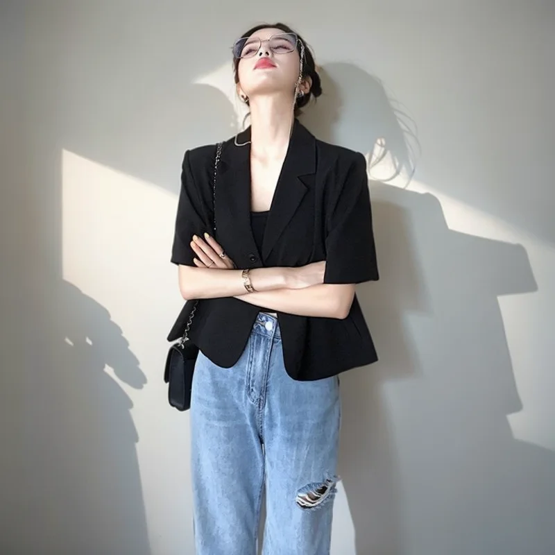 

Женский американский пиджак в стиле ар-нуво с рукавами реглан, элегантный, для вечеринок, с карманом для часов, с заостренными плечами, премиум-класса, дышащий