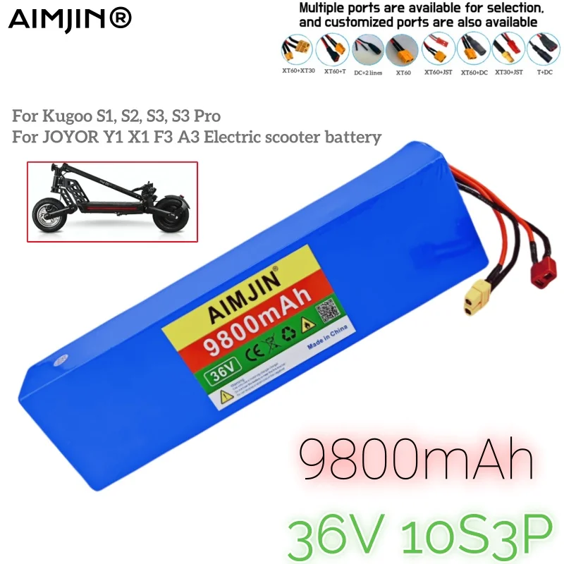 Kugoo S1, S2, S3, S3 Pro 10S3P 36V 9800mAh Für JOYOR Y1 X1 F3 A3 Elektroroller-Akku