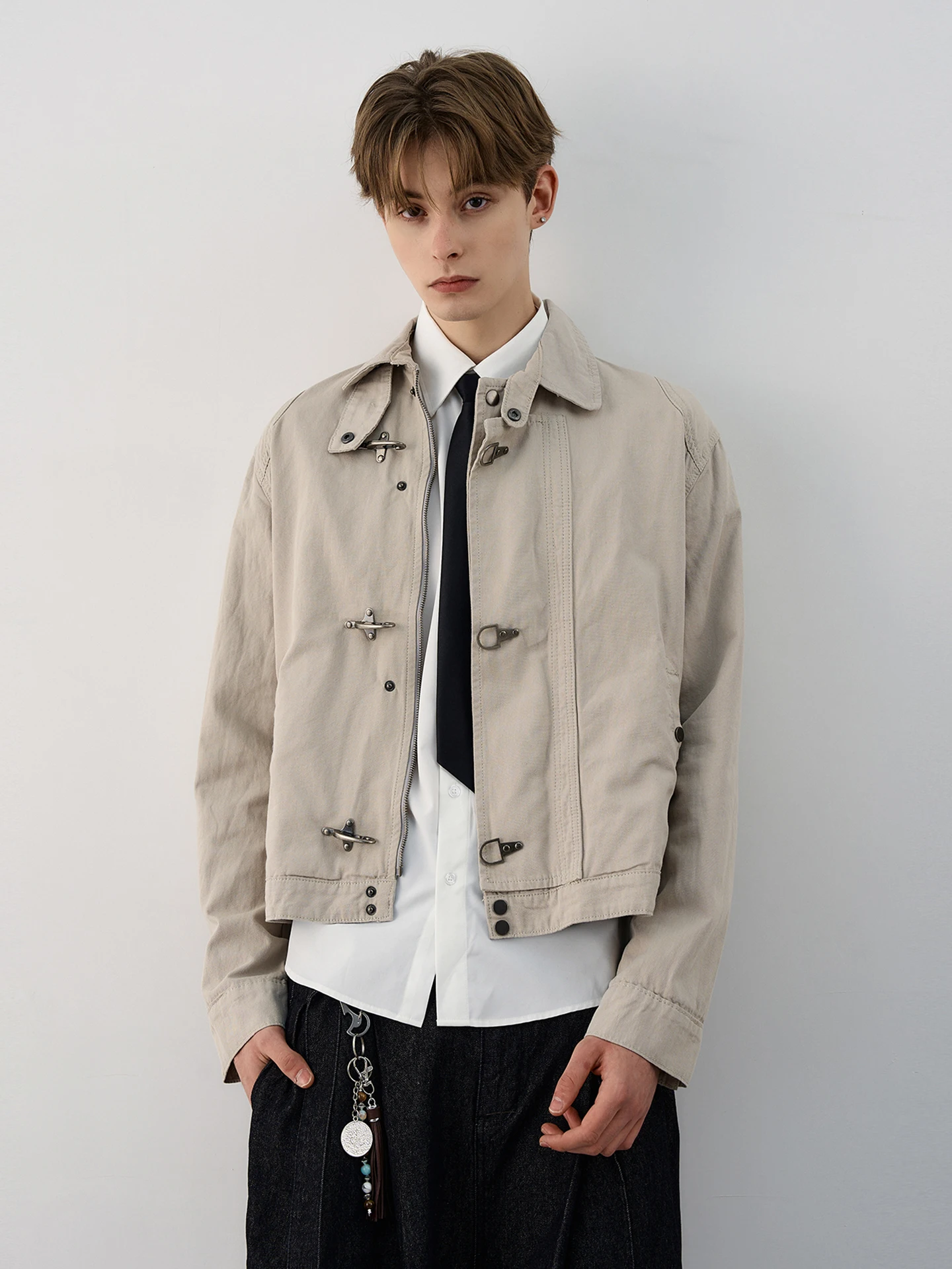 Airplane Button Fashion American Y2k Harajuku Retro Gothic High Street Jacket Men And Women Korean Casual Loose Vintage Jacket